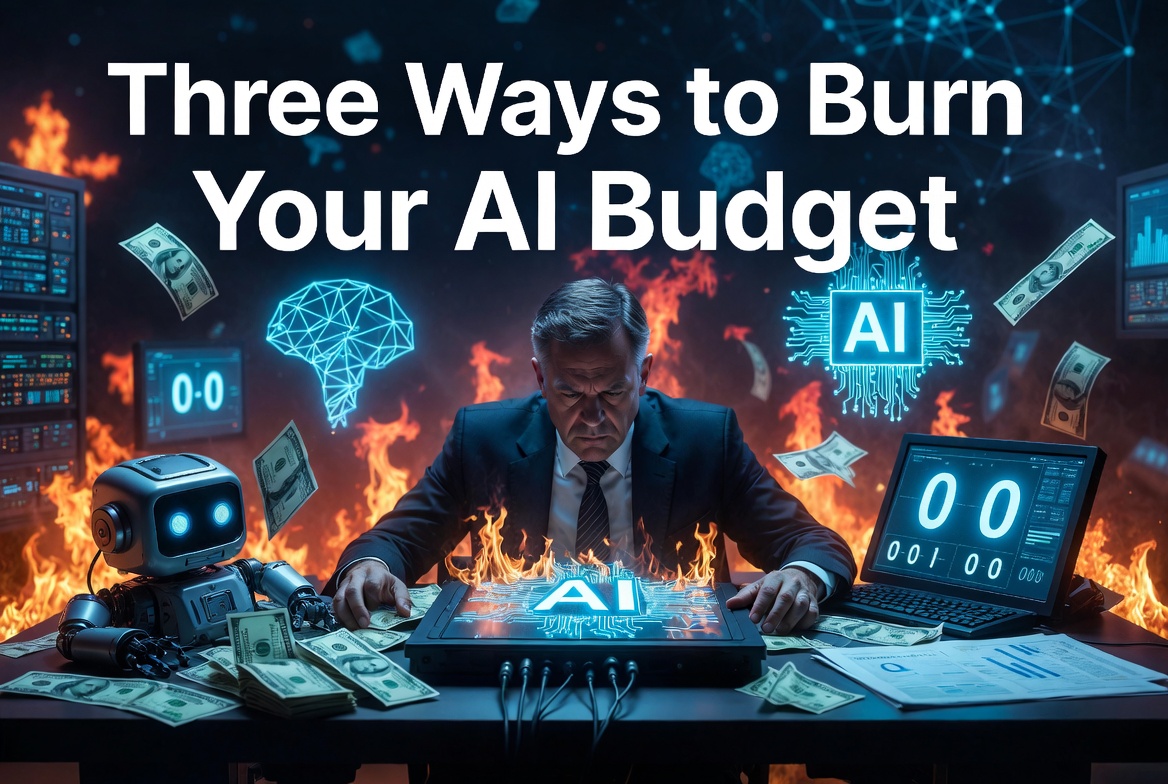 Three Ways to Burn Your AI Budget: Hard Lessons from 15+ AI Transformations