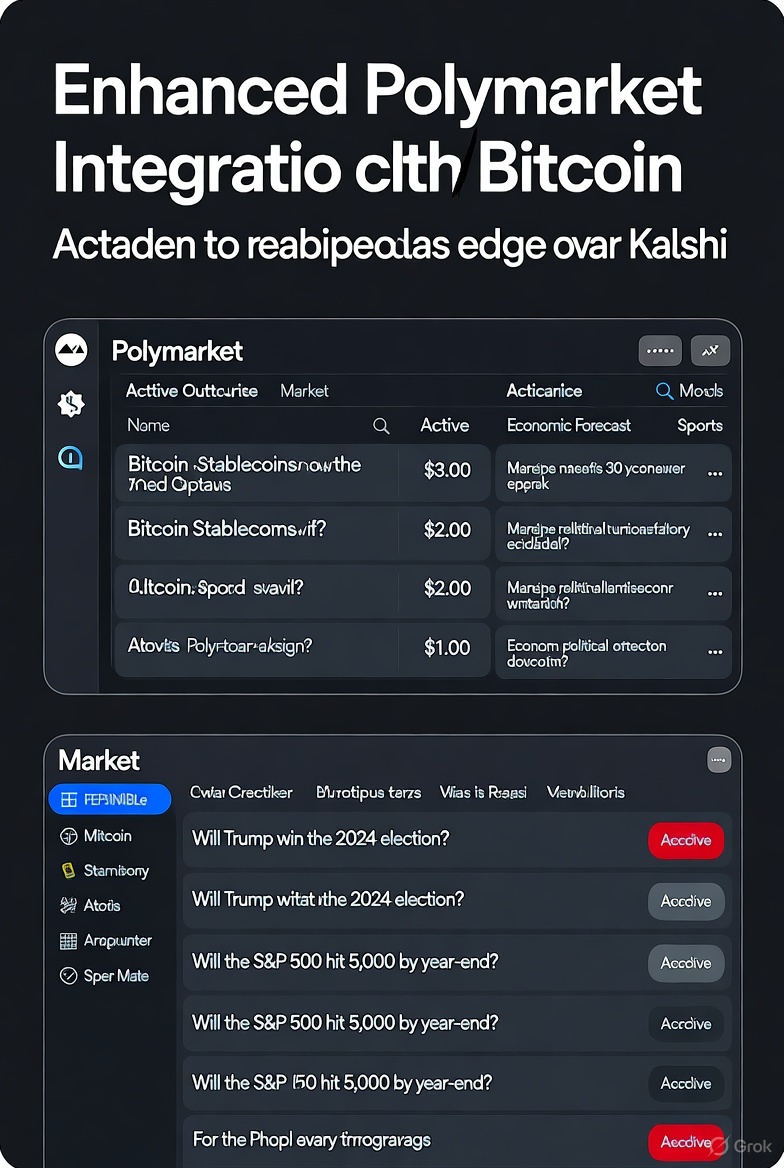 Polymarket Embraces Bitcoin: A Strategic Pivot Amid Crypto Surge and Market  Rivalry