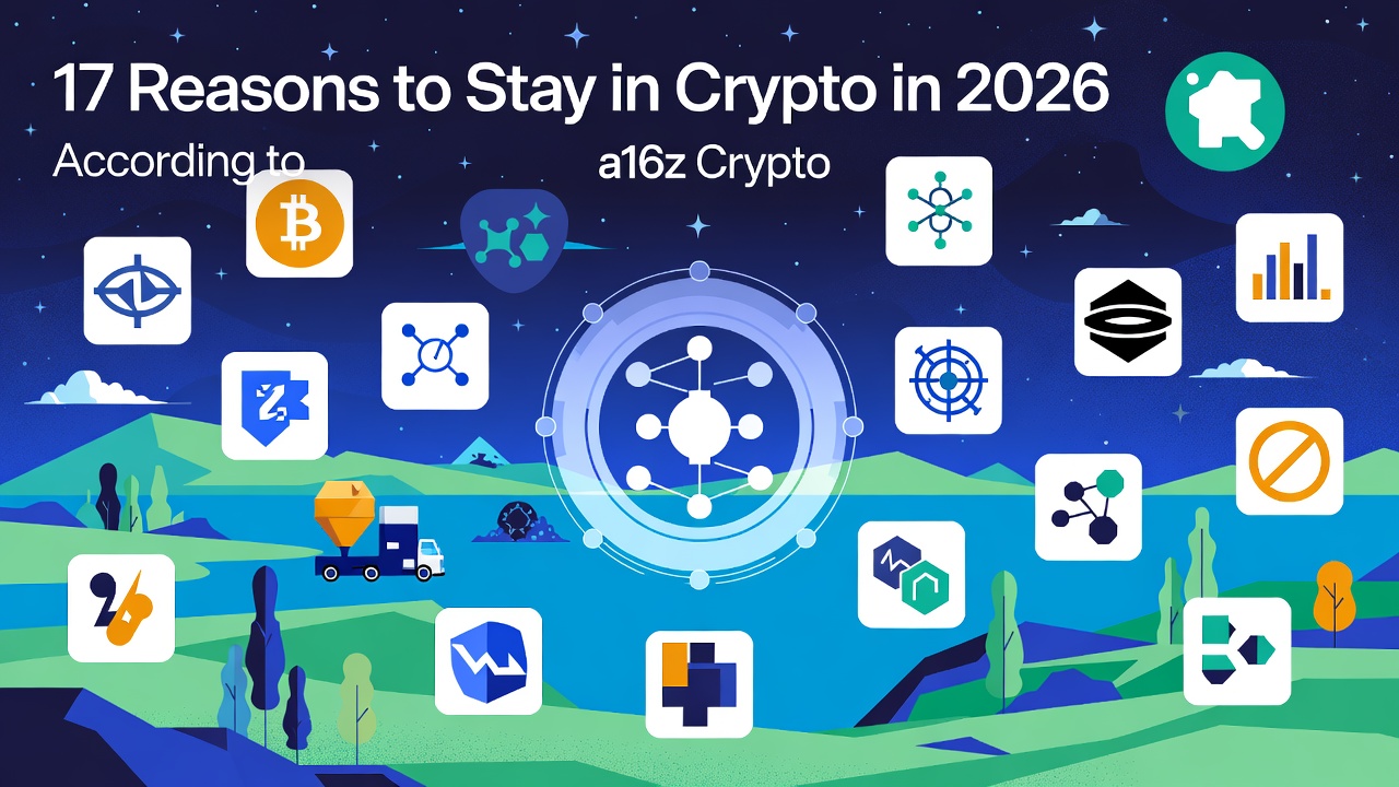 17 Reasons to Stay in Crypto in 2026 According to a16z Crypto