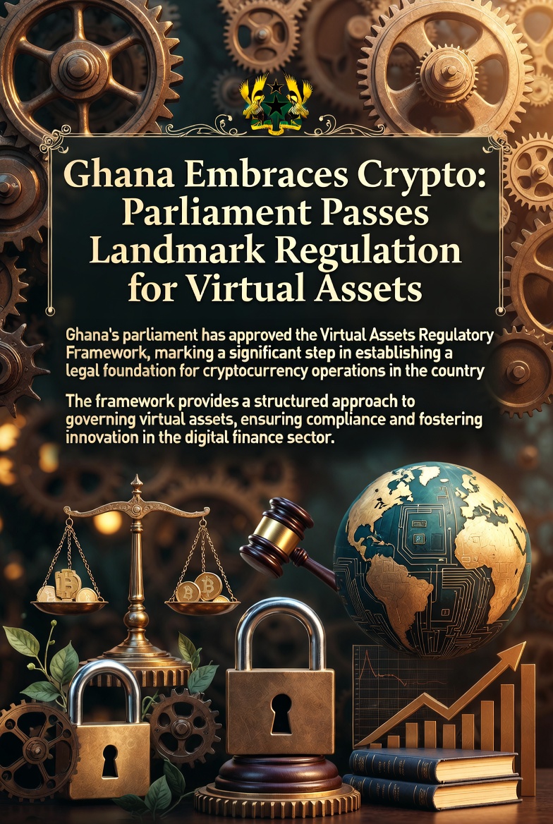 Ghana Embraces Crypto: Parliament Passes Landmark Regulation for Virtual  Assets