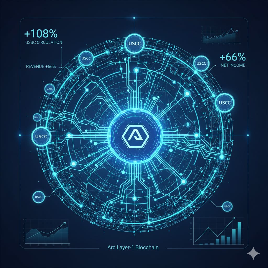 🌐 Circle Explores Native Token Launch for Its Arc Blockchain, Signaling  Major Expansion