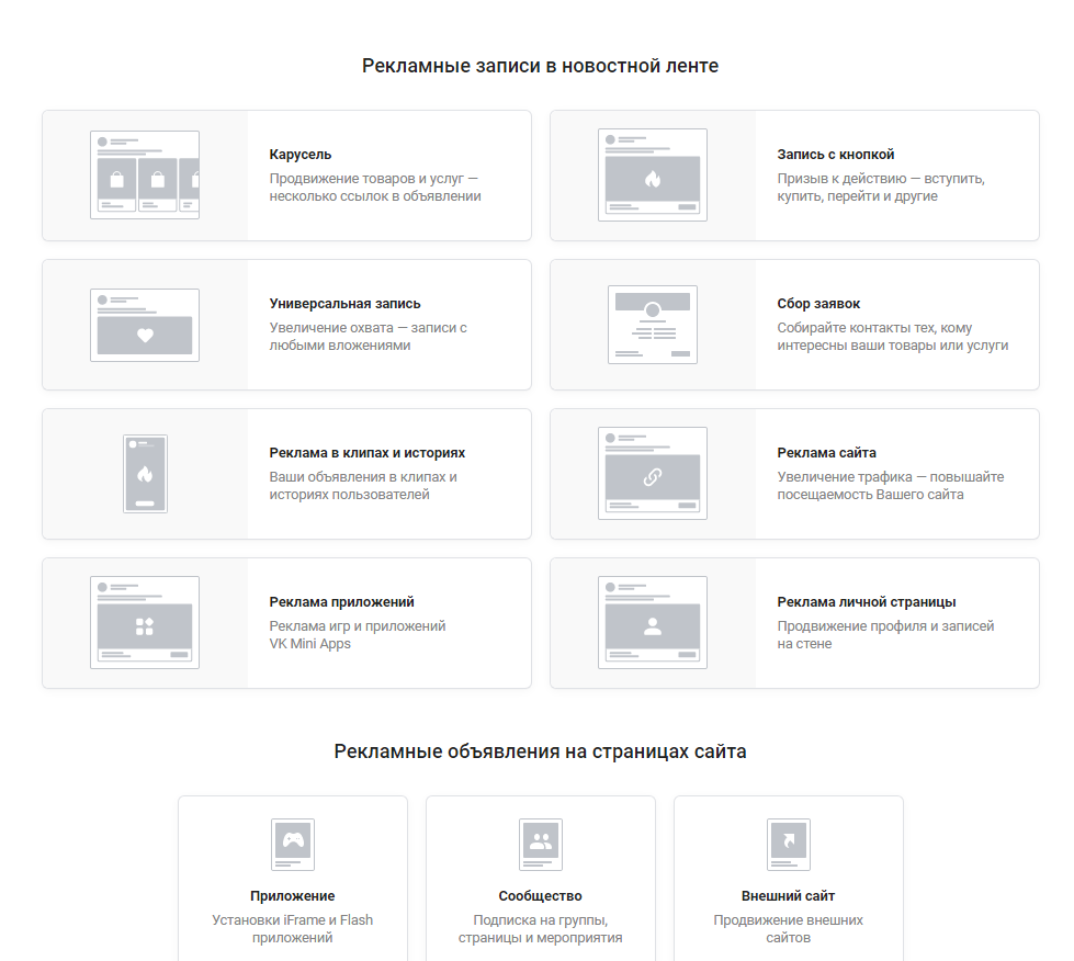 Как работать в рекламном кабинете Вк